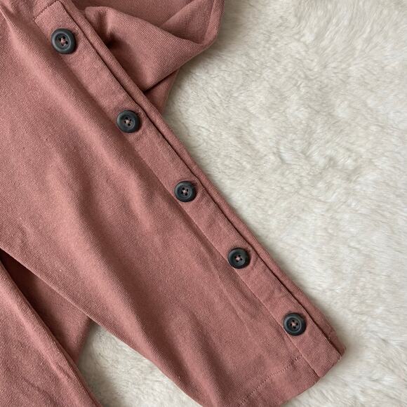 Madewell Mock Neck Top Size Large - Picture 3 of 6